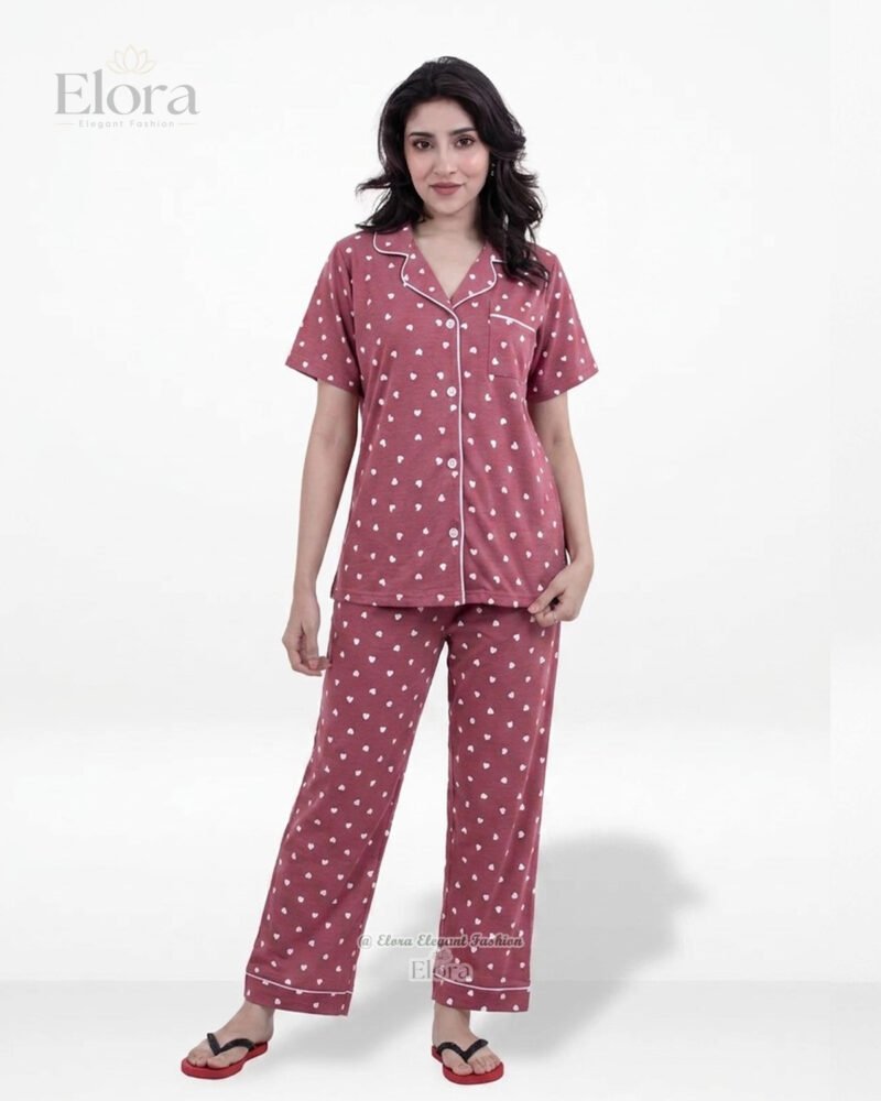 Premium 2-Piece PJ Set – Dusty Rose Pink