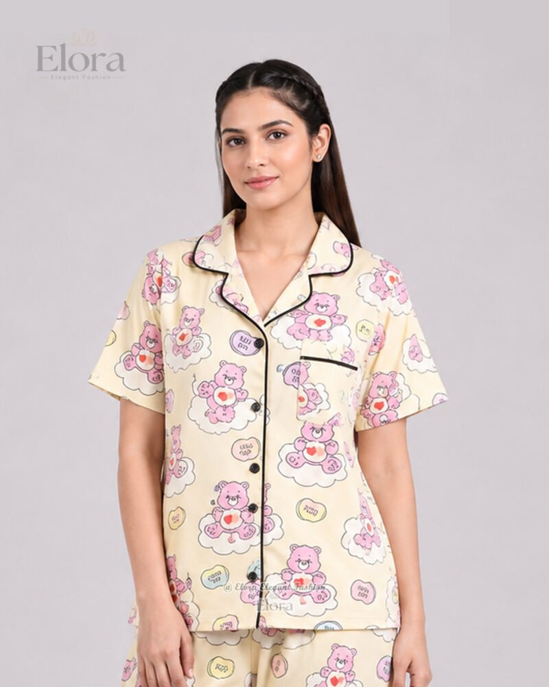 Elora Luxe Buttercream Care Bear & Cloud PJ Set