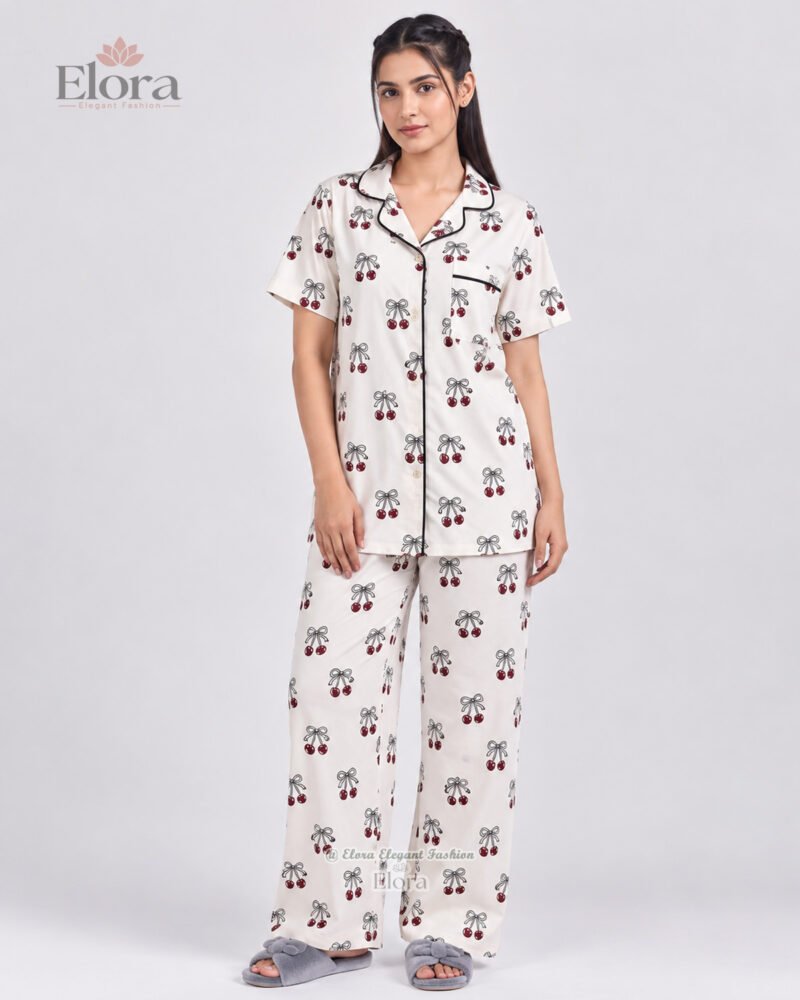 Royal Alabaster Ruby Cherry PJ Set - Image 2