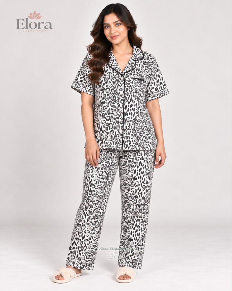 Signature Curve Pearl Onyx Wild Spot PJ Set - Image 2