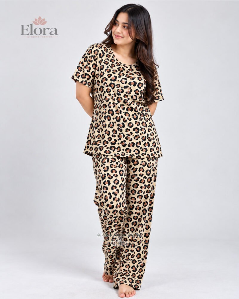 Elora Premium Light Leopard Printed Genji Set - Image 3