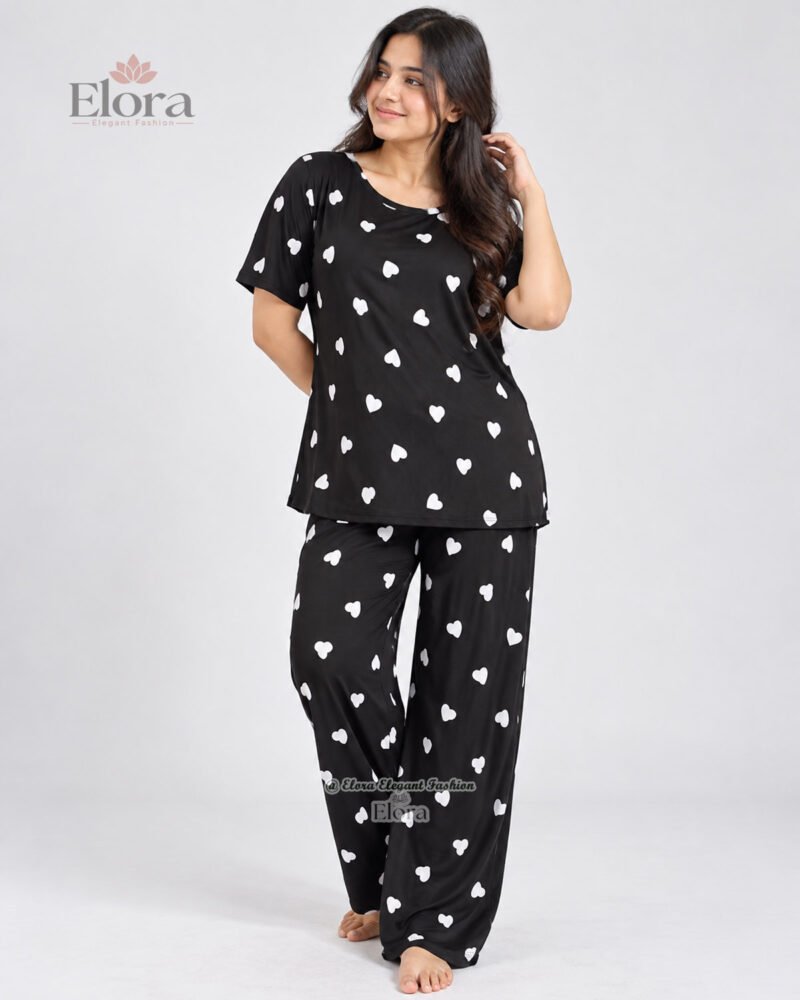 Elora Premium Heart Printed Genji Set - Image 2