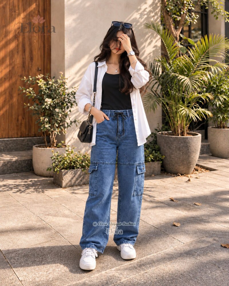Women’s Denim Jeans Baggy Pants - Image 5