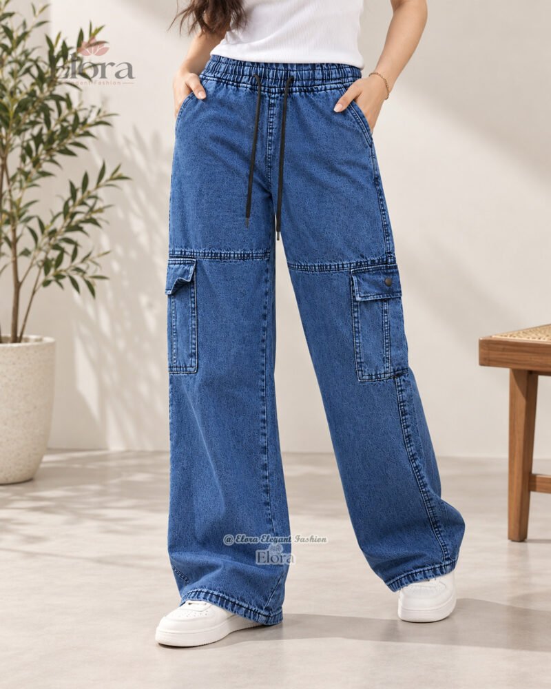 Women’s Denim Jeans Baggy Pants - Image 4