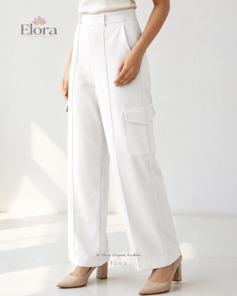 Women's Wide Leg Cargo Pant – Premium China Spandex Fabric